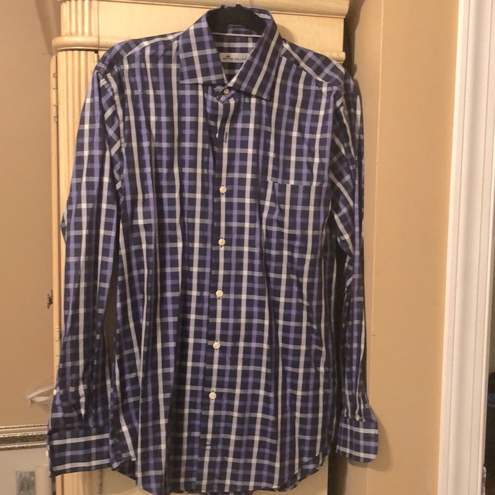 Peter Millar Shirt/Multi plaid/ NWOT